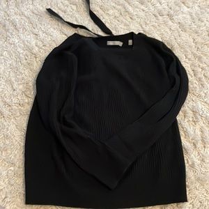 Vince open back cotton/cashmere sweater XS
